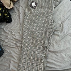 plaid ankle pants from Target.   Never worn.  Size 26. Polyester/spandex/rayon